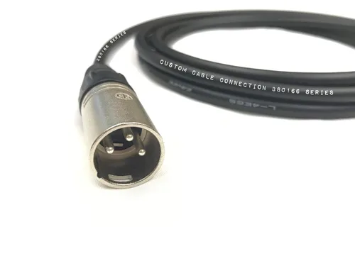 Vista 2 de Custom Cable Connection Canare L-4E6S Star Quad XLR macho de 3 pines XLR macho a 1/4" (6.35mm) TRS cable de micrófono/audio equilibrado