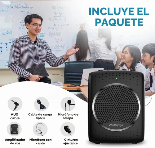 Vista 9 de Juego de micrófono y altavoz de amplificador de voz ultra portátil S309