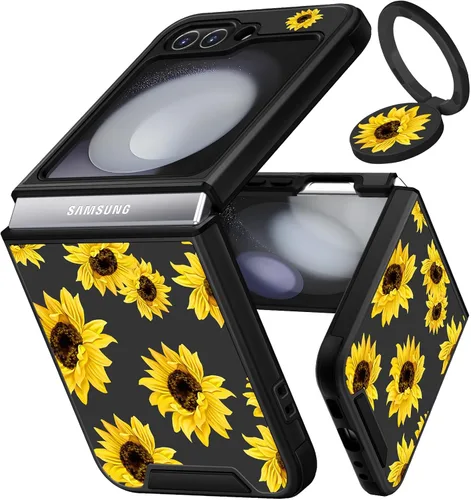 Vista 182 de Funermei para Samsung Galaxy Z Flip 4 Funda - Funda de Teléfono Bonita para Mujeres y Niñas con Mariposas Bonita Estética Femenina Diseño