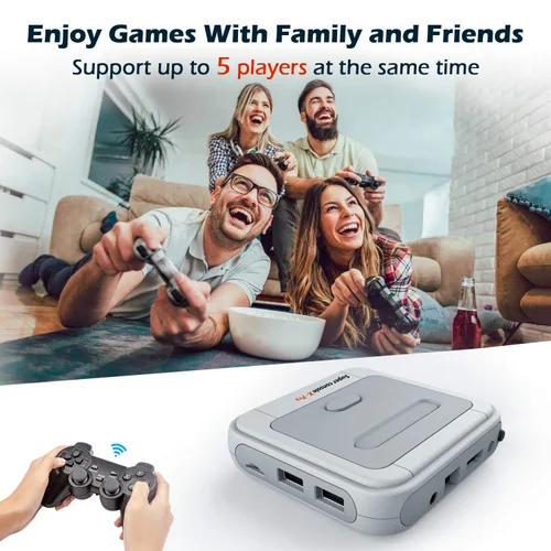Vista 6 de Kinhank Super Console X Video Game Console Built in 41,000+ Games,with 2 Gamepads,Game Consoles for 4K TV Support HD Output, Support 5