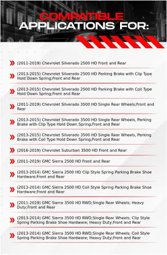 Vista 2 de R1 Concepts Kit de freno delantero y trasero para Chevrolet Silverado 2011-2019, GMC Sierra, rotores de freno ranurados perforados, kit de pastillas