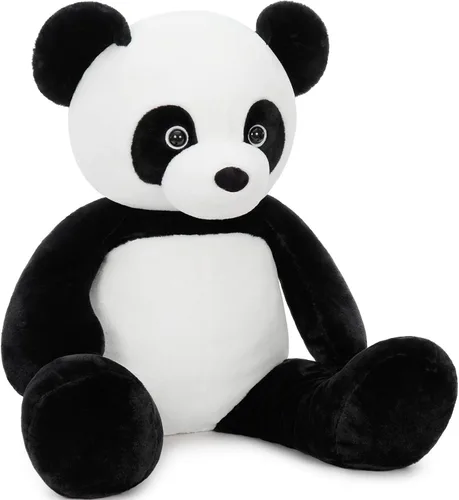 Vista 7 de MorisMos 47 Inch Giant Panda Stuffed Animal, 4ft Large Panda Plush Bear Oversized Cuddle Companion for Kids and Adults; Soft Substantial Fill; Sits