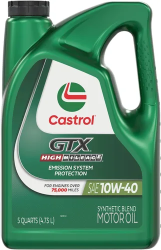 Vista 13 de Castrol GTX High Mileage 10W-40 - Aceite sintético para motor, 1 cuarto de galón, paquete de 6