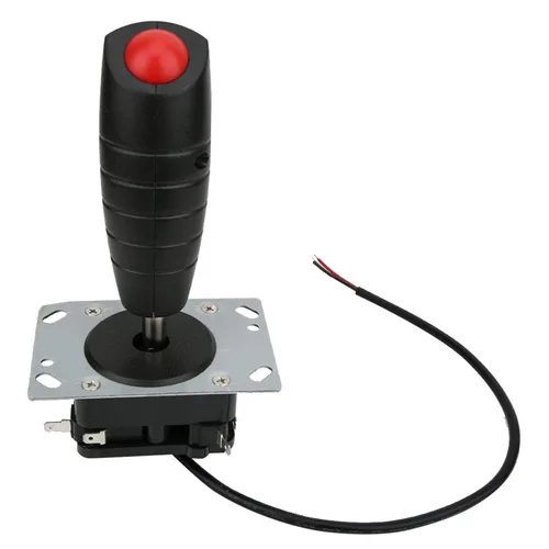 Vista 8 de TOPINCN Arcade Joystick, 8 Way Flight Joystick with Trigger & Top Fire Button, 8 Way Game Controller Kit Computer Game Simulation Flight Joystick