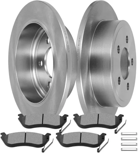 Vista 10 de SCITOO Kit de freno delantero Rotores de freno delantero y pastillas de freno de cerámica para Acura RSX 2003-2006