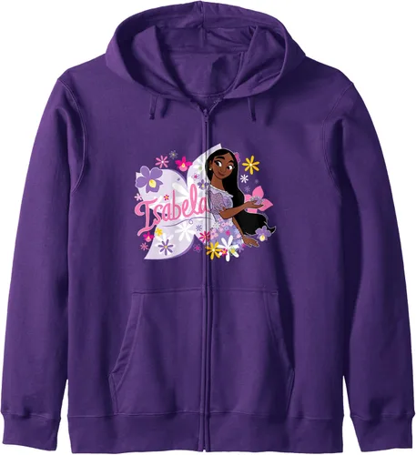 Vista 8 de Encanto - Sudadera con capucha Isabela Zip, Negro