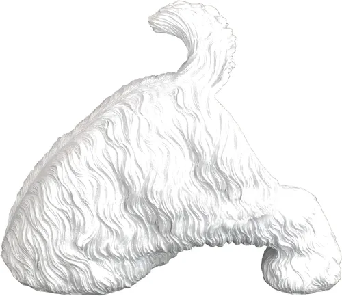 Vista 4 de Design Toscano Estatua de perro de excavación de Highland Terrier