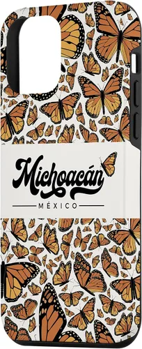 Vista 2 de Funda para iPhone 12 mini Michoacan México Mariposas Monarca