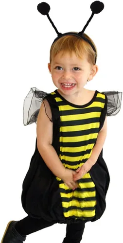 Vista 3 de Diadema de antena de insectos, diadema de abeja, diadema de gusano, diadema de abejorro para niños, adultos y niñas, para Halloween, disfraz
