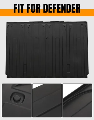 Vista 2 de HAKA TOUGH Forro de cama de carga para Can Am Defender HD 5 / HD 8 / HD 10 / MAX 2016-2025 Accesorios Tapete de cama de carga de material TPE