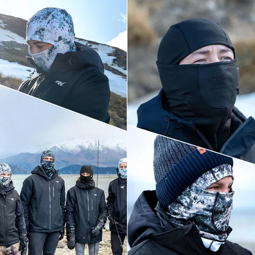 Vista 7 de KastKing Pasamontañas de niebla de montaña de invierno para hombres y mujeres, equipo ideal para clima frío para pesca en hielo, motos de nieve