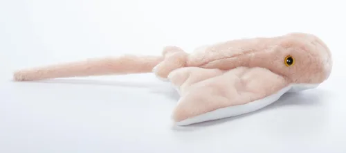 Vista 5 de The Petting Zoo Cownose Ray - Peluche de peluche, regalos para niños, animales salvajes del océano Onez, juguete de peluche de rayas de 15 pulgadas