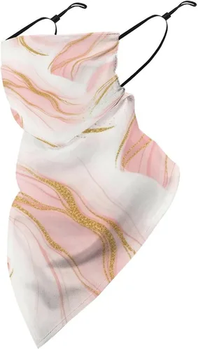 Vista 7 de Bufanda triangular reutilizable con cinta elástica para las orejas, protección solar UV