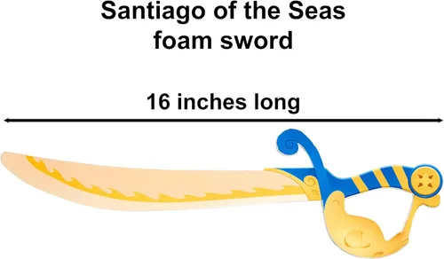 Vista 2 de Rubie's Accesorio de disfraz de espada de Santiago de los Mares para niños pequeños, como se muestra, talla única