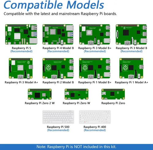 Vista 6 de Freenove Super Starter Kit para Raspberry Pi 5 4 B Zero 2 W (no incluido)