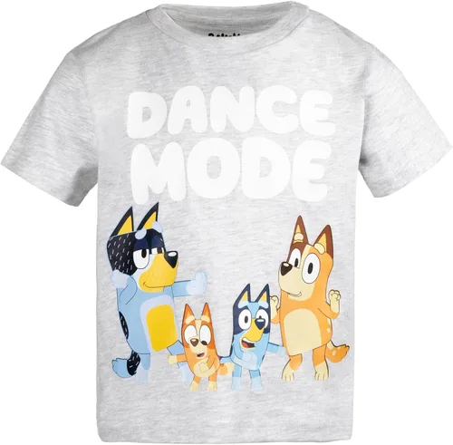 Vista 4 de Bluey Paquete de 3 camisetas gráficas de bingo para niños pequeños a grandes