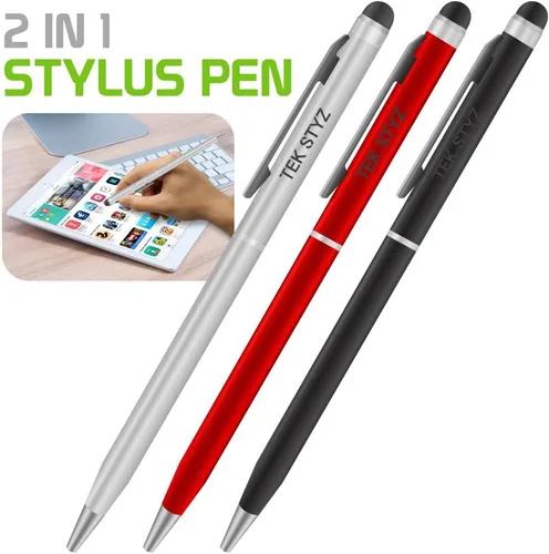 Vista 6 de PRO - Lápiz capacitivo para Samsung Galaxy Tab 4 10.1 SM-T530 con tinta, alta precisión, extra sensible, forma compacta para pantallas táctiles