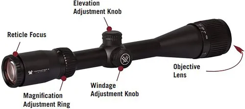 Vista 5 de Vortex Optics Copperhead Mira telescópica de segundo plano focal - Retícula BDC Dead-Hold Fully Multi-Coated Lenses, Shockproof, Waterproof