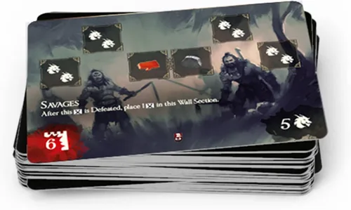 Vista 3 de Awaken Realms The Great Wall Stretch Goals - Expansión del juego de mesa - Juego de estrategia de fantasía medieval para niños y adultos, a partir