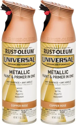 Vista 24 de Rust-Oleum Pintura en aerosol metálica universal para todas las superficies, cobre envejecido Cobre (Aged Copper)