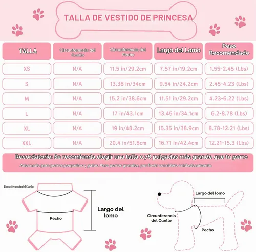 Vista 2 de Vestidos para Perros, Ropa de Mascota a la Moda, Vestidos de Princesa para Cachorros con Rayas y Malla (Azul, XS)