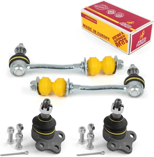 Vista 153 de Metrix Premium Chassis Parts - Juego de 4 piezas de articulación de rótula superior y barra estabilizadora delantera para Ford Ranger RWD 1998-2011