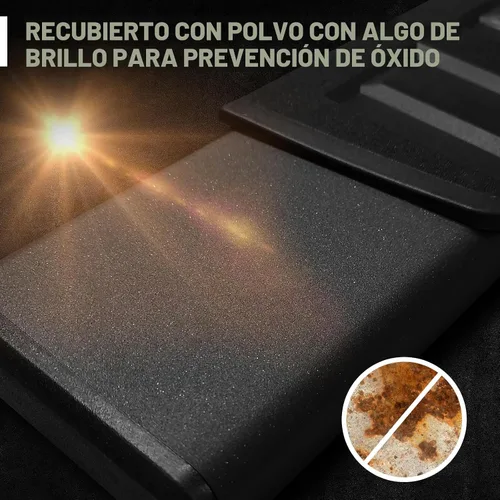 Vista 4 de COMNOVA - Estribos de 6 pulgadas compatibles con Chevrolet Colorado/GMC Canyon Crew Cab 2015-2026, estribos y escalones para Colorado (negro)