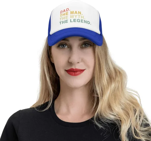 Vista 6 de Black Trucker Hat Weddings Officiant Marriage Trucker Caps Man Myth Legend Officiant Running