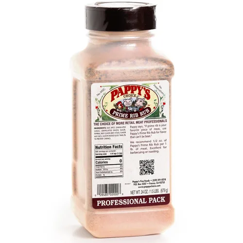 Vista 17 de Pappy's Seasonings - Condimento California's Legendary Seasoning Blend, Santa Maria Style, Perfect for BBQ, Brisket, Tri-tip, Chicken, Seafood and