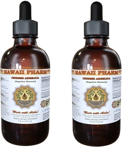Vista 6 de Hawaii Pharm Angélica china (Angelica Sinensis) Extracto líquido 2 oz