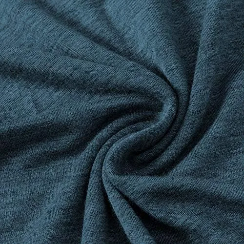 Vista 6 de MoFiz Pijama de punto modal para hombre, pantalones de pijamaropa de dormir