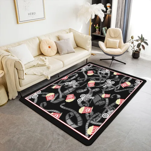 Vista 35 de Alfombra de motocross de 3 x 5 pies, alfombra para deportes extremos, sala de estar, dormitorio, decoración de motocicleta, alfombra antideslizante