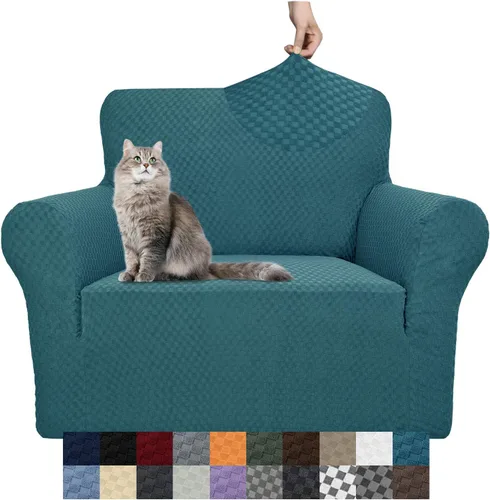Vista 83 de YEMYHOM Funda para sofá con diseño jacquard de alta elasticidad, funda para silla de sala de estar, a prueba de mascotas, perros y gatos