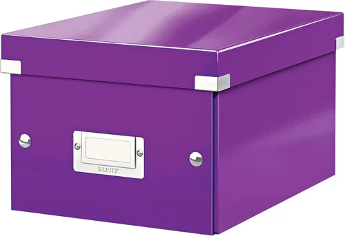 Vista 6 de Leitz Caja de almacenamiento A5, gama Click and Store 60430001 - Pequeña caja organizadora negra A4 Negro