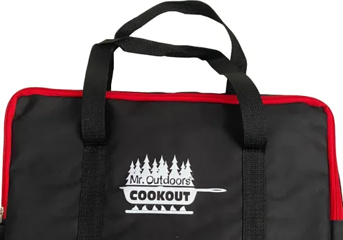 Vista 4 de King Kooker Mr. Outdoors Cookout Modelo # MOC13S Estufa de butano individual con bolsa de transporte, verde, grande