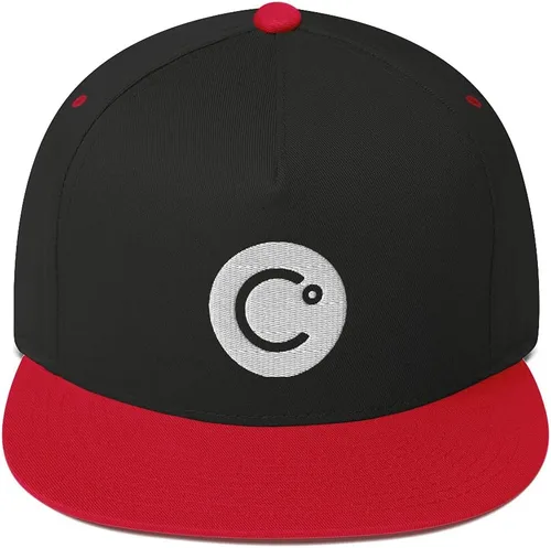 Vista 6 de Sombrero Celsius (Gorra Snapback Bill Plana Bordada) CEL Crypto