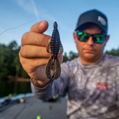 Vista 5 de Strike King Rage Bug Señuelo de Pesca, Grúber de Plástico Suave, Diseño Único, Acción Sutil