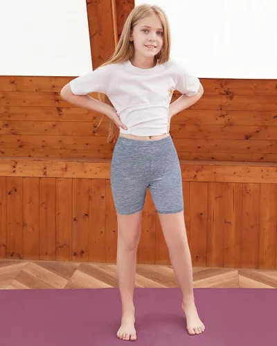 Vista 3 de BOOPH Pantalones cortos de baile transpirables para niñas de 2 a 10 años