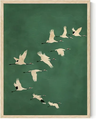 Vista 8 de Arte de pared de paisaje flotante, impresiones de flores silvestres, pinturas botánicas coloridas de la naturaleza, obras de arte de 12 x 16