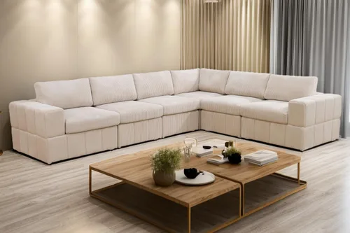 Vista 29 de A Ainehome Juego de sofá modular modular con otomanas de gran tamaño en forma de U, sofá modular de 7 asientos con tumbonas reversibles para sala