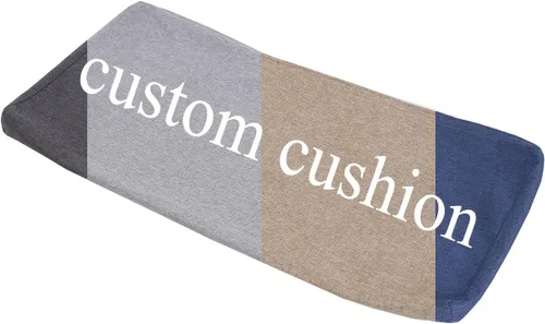 Vista 7 de SAMTY Funda de cojín de banco de tamaño personalizado, cojines de asiento de ventana de interior, antideslizantes, rectangulares, fundas