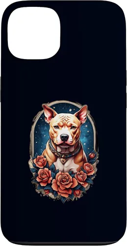 Vista 7 de Funda estilo vintage para iPhone XS Max Pitbull Dog Tattoo Art Vintage Old School