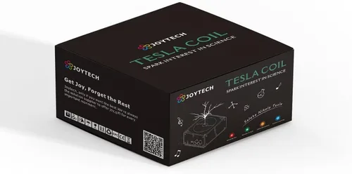 Vista 9 de Joytech Bluetooth Music Tesla Coil Arco Plasma Bocina de transmisión inalámbrica Modelo de juguete de escritorio experimento SSTC SS02