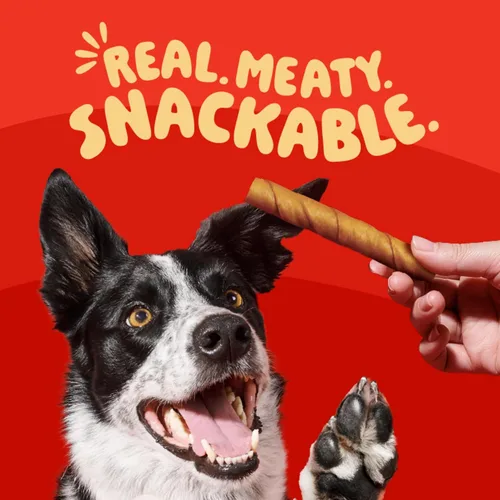 Vista 5 de Hartz Oinkies - Golosinas masticables naturales para perros, piel de cerdo ahumado, 9.2 onzas
