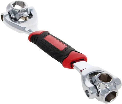 Vista 7 de Utoolmart Llave de vaso universal, herramienta multifunción con cabezal giratorio de 360 grados, herramienta de llave de 8 a 0.748 in