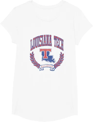 Vista 24 de Louisiana Tech Bulldogs Varsity Logo - Camiseta con licencia oficial, Negro