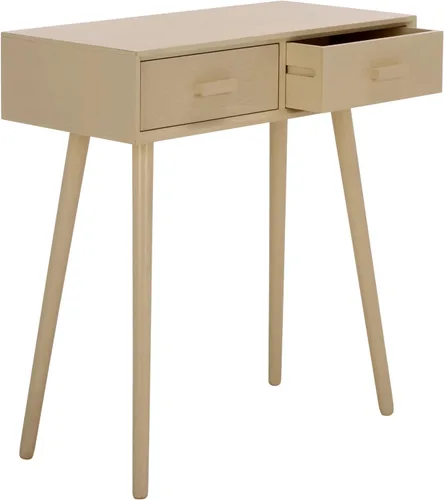Vista 13 de Safavieh Home Dean Mid-Century Modern - Consola negra de 2 cajones