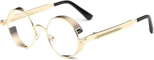 Vista 36 de Dollger Gafas de sol vintage Steampunk Retro Metal Round Circle Frame