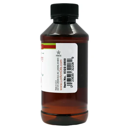 Vista 3 de LorAnn sabor a fresa-kiwi SS, botella de 4 onzas