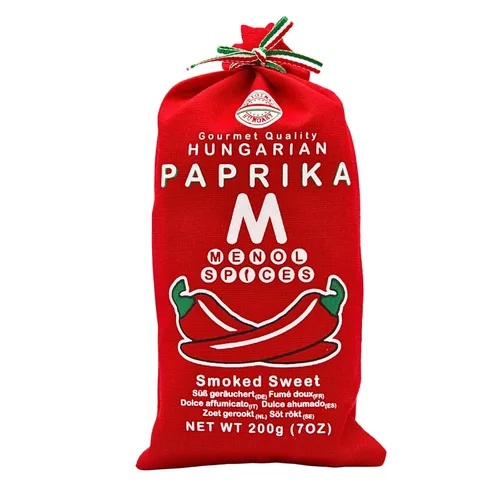 Vista 6 de Menol Spices Auténtico pimentón ahumado húngaro en polvo (dulce ahumado, 3.5 onzas/3.53 oz) Calidad gourmet, producido en la región de Szeged